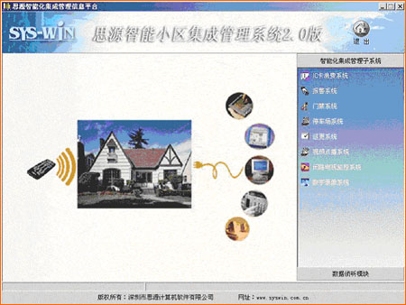 思源軟件智能小區集成管理系統2.0解決方案